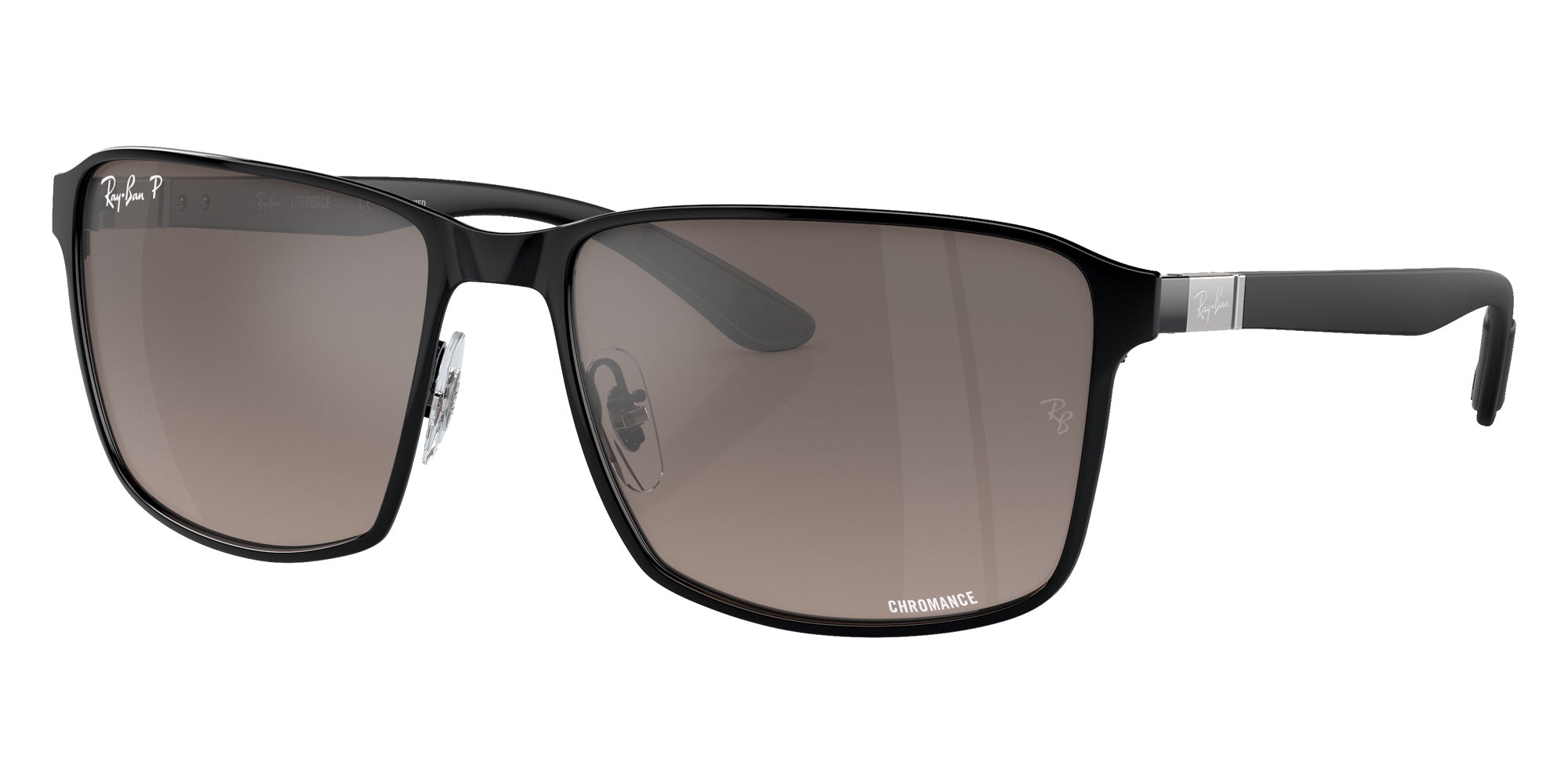 Ray-Ban RB3721CH Chromance 186/5J 59 - Black on Black / Gray Mirrored Polarized #id:rb3721ch1865j_s:100105