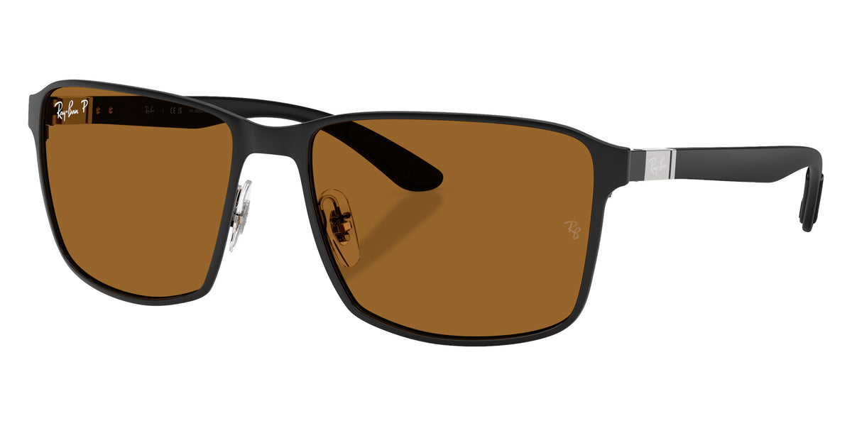 Ray-Ban RB3721CH 186/BB 59 - Matte Black on Black / Bronze Urban Polarized+ #id:rb3721ch186bb_s:100105