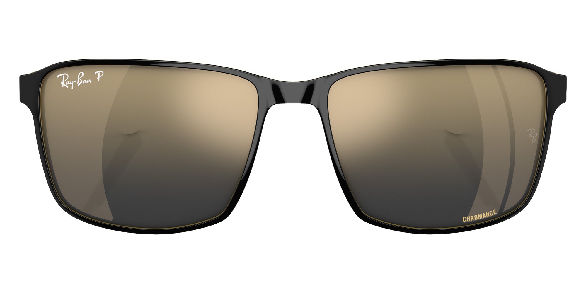 Ray-Ban RB3721CH Chromance Square Sunglasses | EyeOns.com