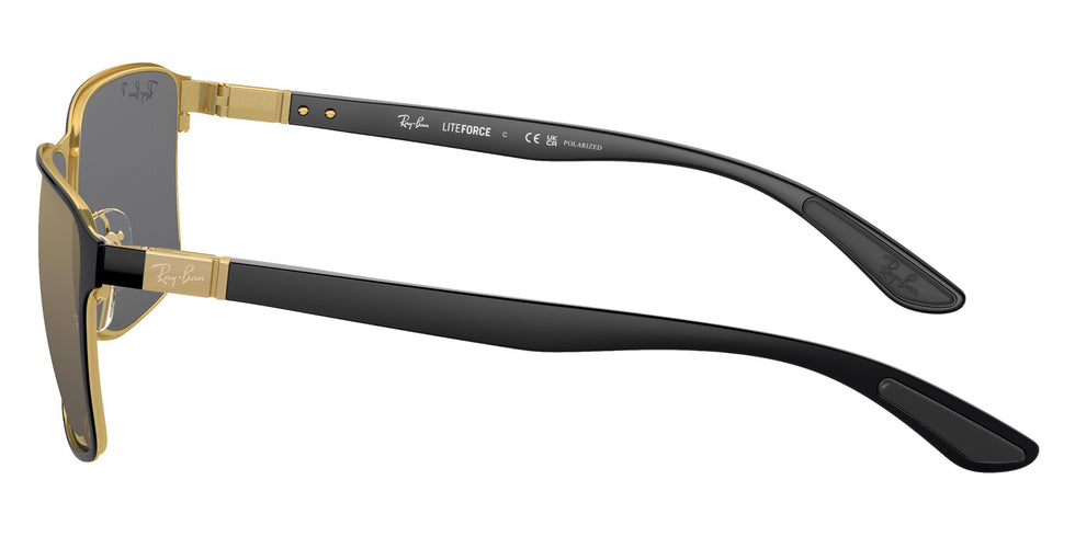 Ray-Ban RB3721CH Chromance 187/J0 59 - Black on Gold / Blue/Gold Mirrored Polarized #id:rb3721ch187j0_s:102110