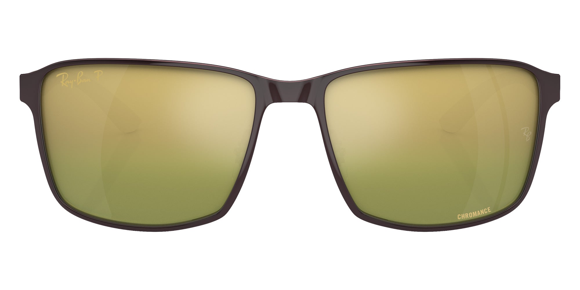 Ray-Ban RB3721CH Chromance 188/6O 59 - Brown on Gunmetal / Green/Gold Mirrored Polarized #id:rb3721ch1886o_s:104100