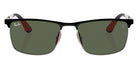 Ray-Ban RB3726M Scuderia Ferrari F06071 57 - Black on Silver / Dark Green #id:rb3726mf06071_s:102100