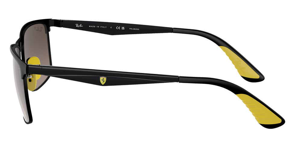 Ray-Ban RB3726M Scuderia Ferrari F0885J 57 - Black on Black / Gray Mirrored Polarized #id:rb3726mf0885j_s:104110