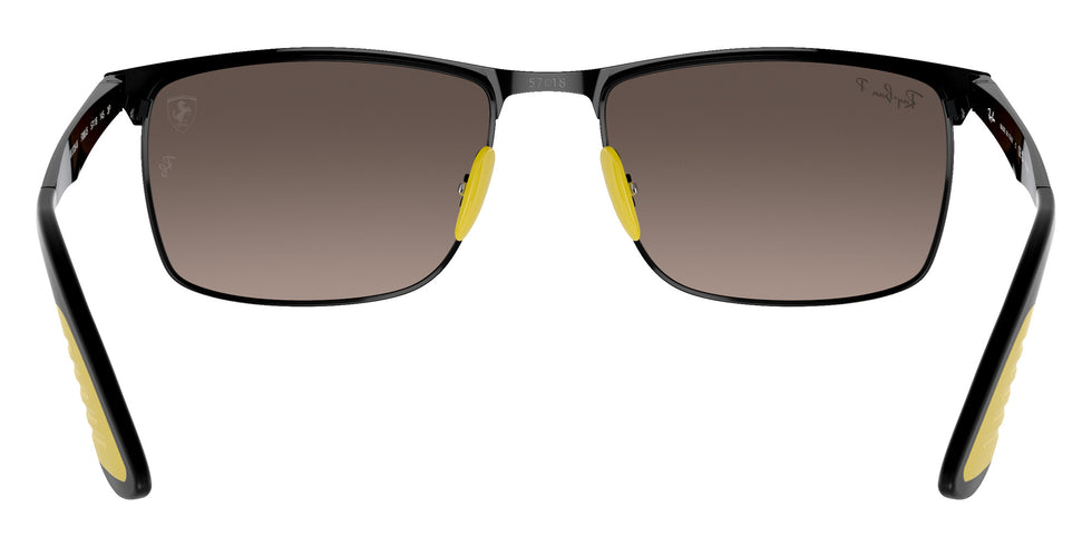 Ray-Ban RB3726M Scuderia Ferrari F0885J 57 - Black on Black / Gray Mirrored Polarized #id:rb3726mf0885j_s:104115