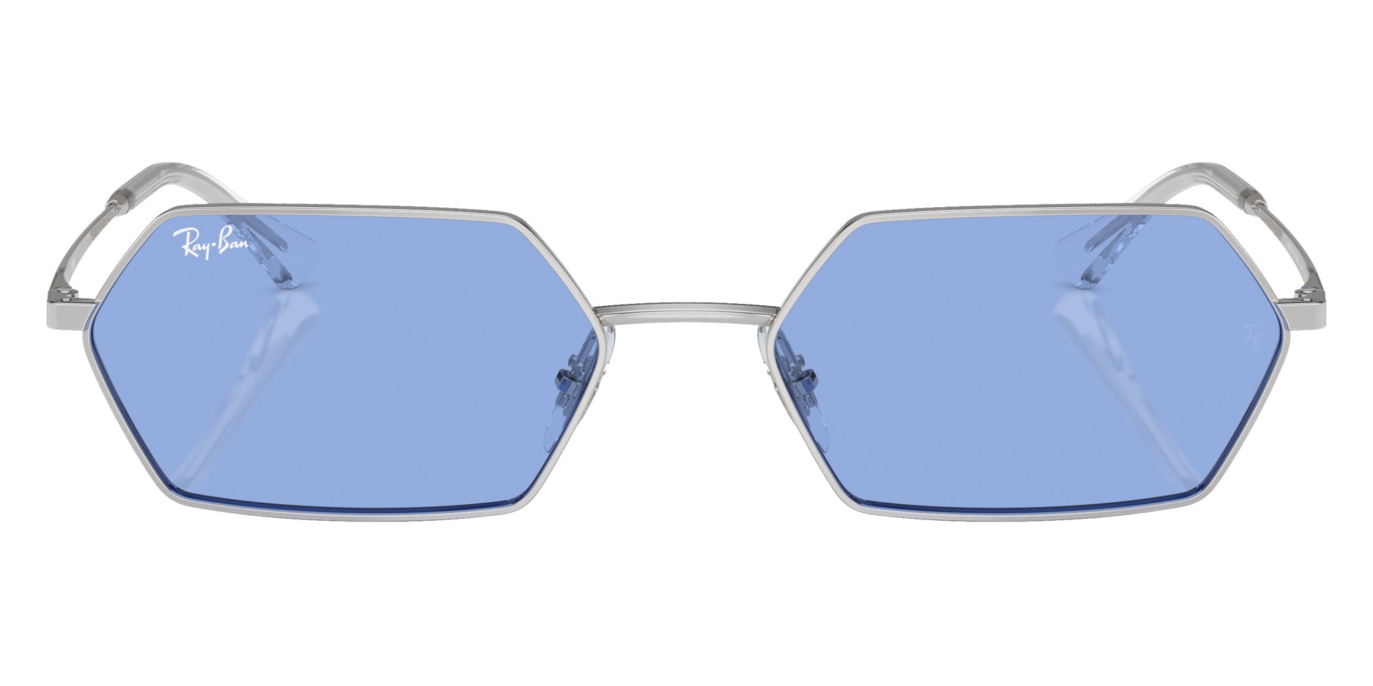 Ray-Ban RB3728 Yevi 003/80 55 - Silver / Blue #id:rb372800380_s:100100