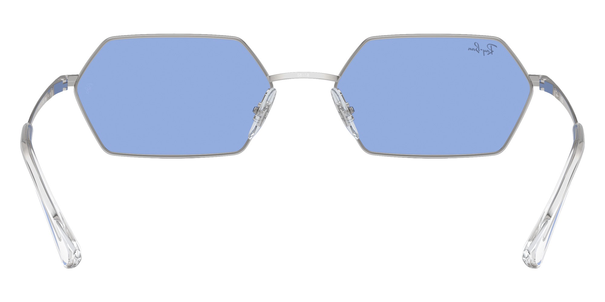 Ray-Ban RB3728 Yevi 003/80 55 - Silver / Blue #id:rb372800380_s:100115