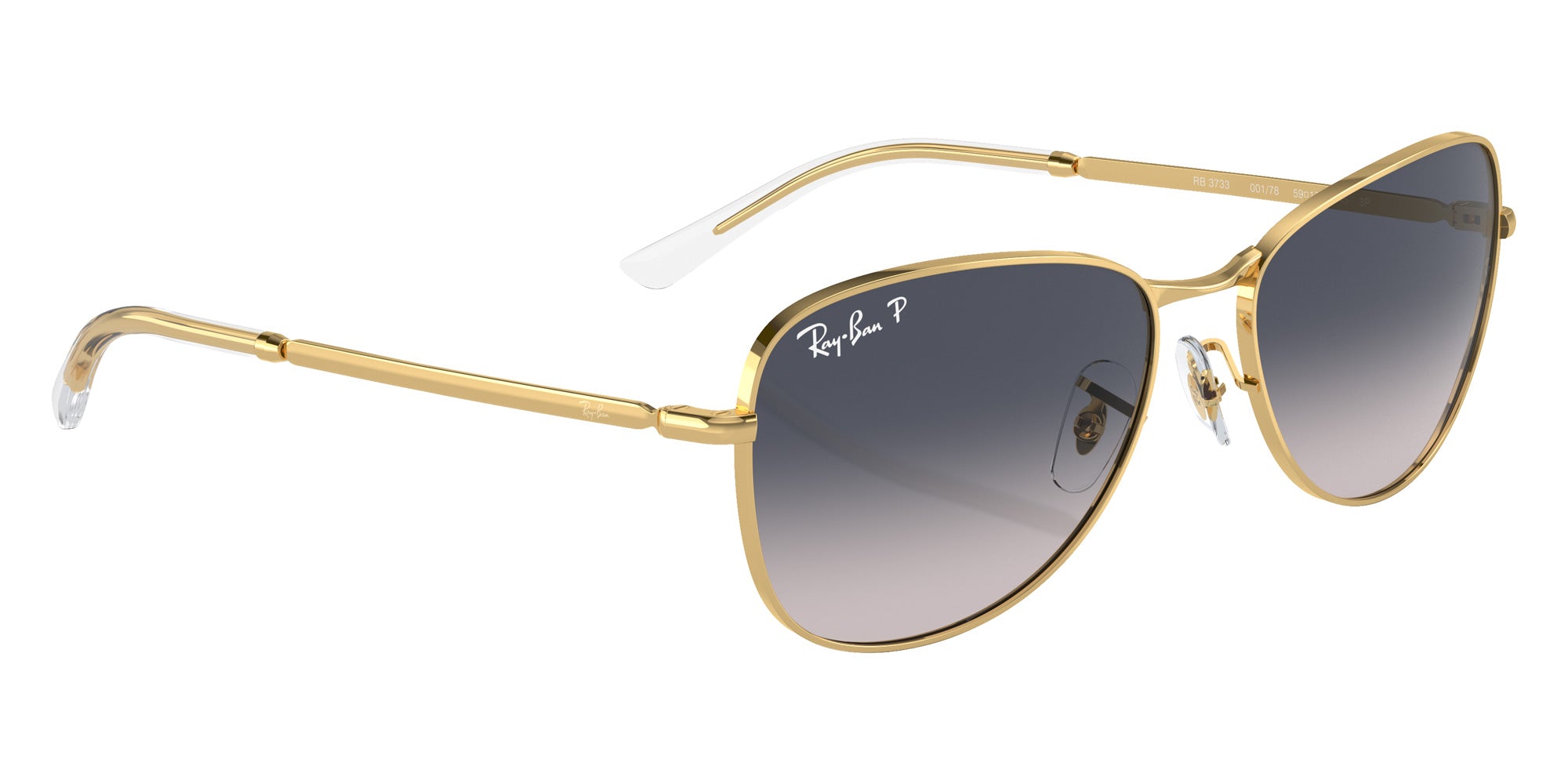 Ray-Ban RB3733 001/78 59 - Arista Gold / Blue Polarized #id:rb373300178_s:102120