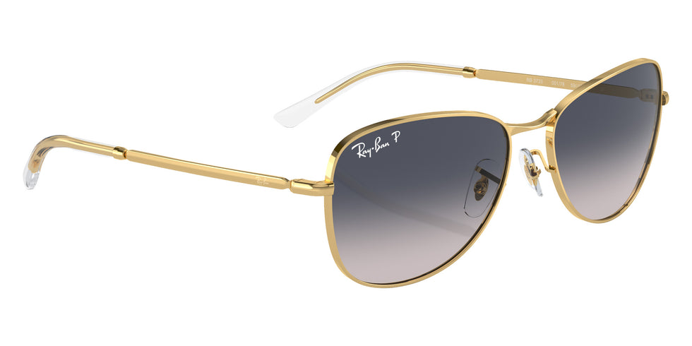 Ray-Ban RB3733 001/78 59 - Arista Gold / Blue Polarized #id:rb373300178_s:102120