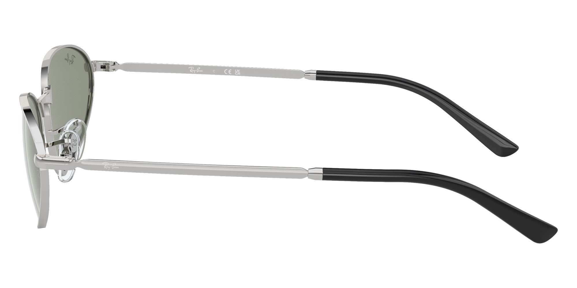 Ray-Ban RB3734 003/40 59 - Silver / Green Mirrored #id:rb373400340_s:100110