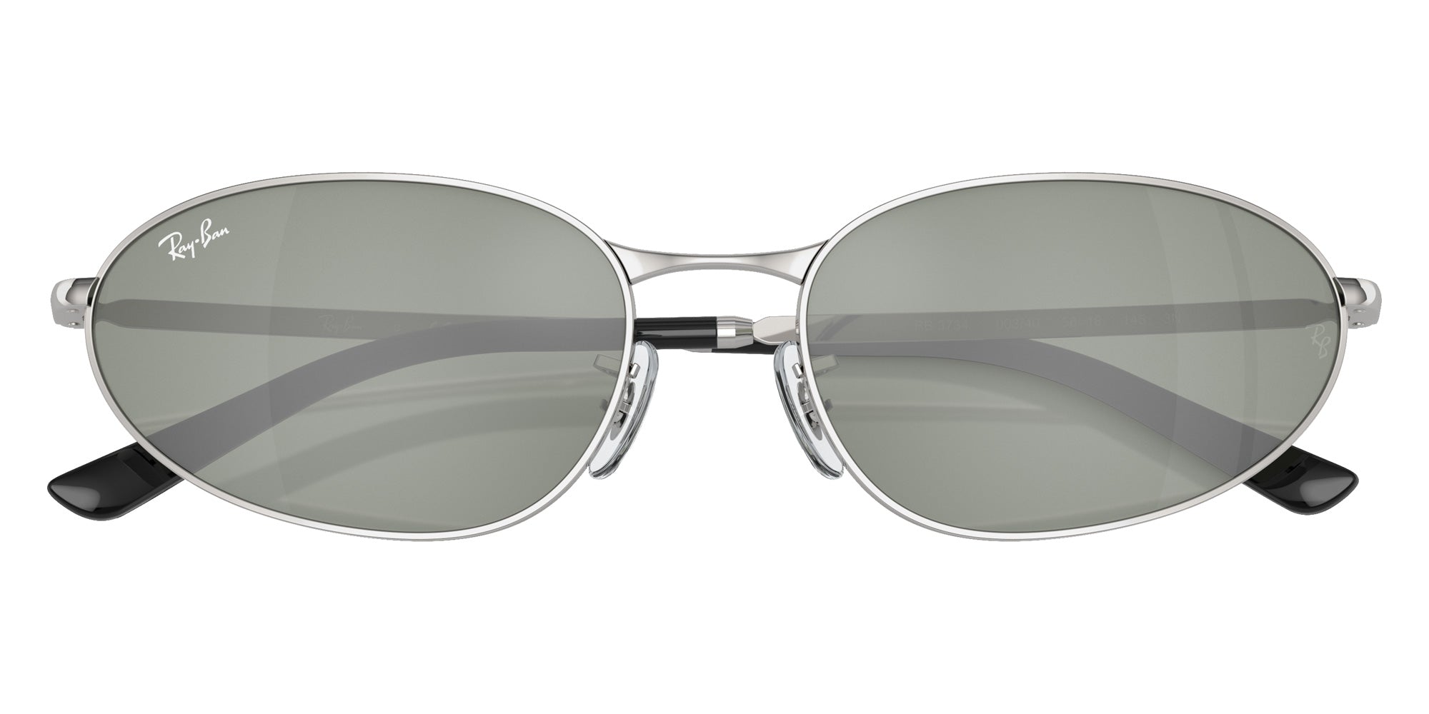 Ray-Ban RB3734 003/40 59 - Silver / Green Mirrored #id:rb373400340_s:100125