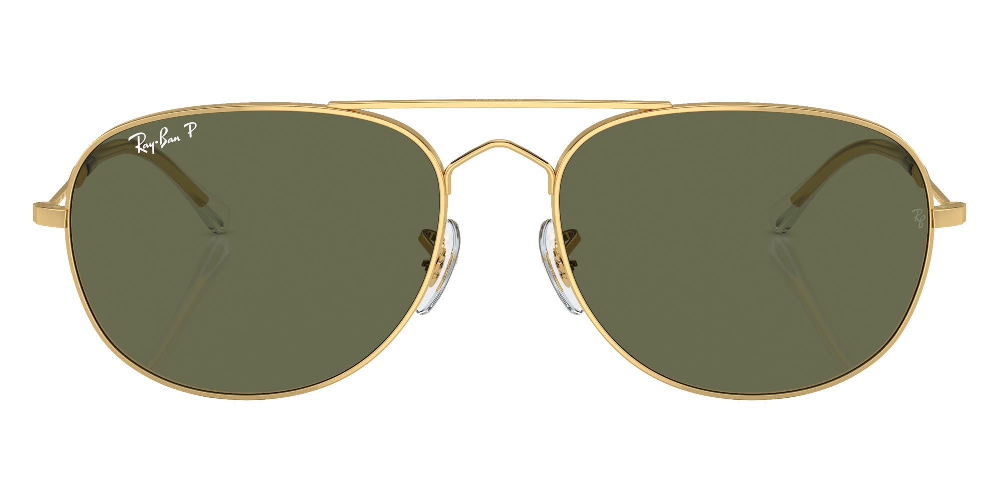 Ray-Ban RB3735 Bain Bridge 001/58 57 - Arista Gold / Green Polarized #id:rb373500158_s:104100