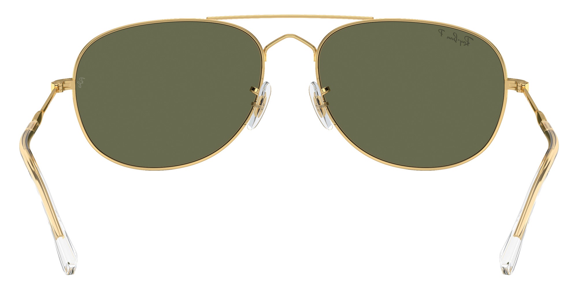 Ray-Ban RB3735 Bain Bridge 001/58 57 - Arista Gold / Green Polarized #id:rb373500158_s:104115