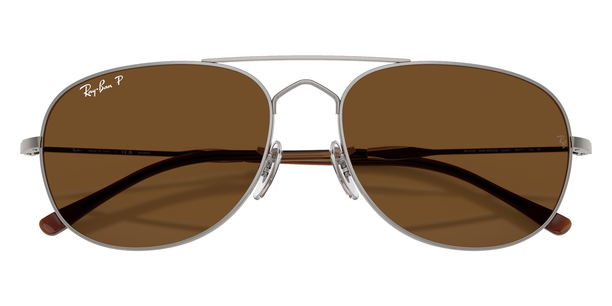 Ray-Ban RB3735 Bain Bridge 004/57 60 - Gunmetal / Polarized Brown #id:rb373500457_s:108125