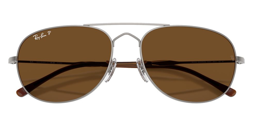 Ray-Ban RB3735 Bain Bridge 004/57 60 - Gunmetal / Polarized Brown #id:rb373500457_s:108125