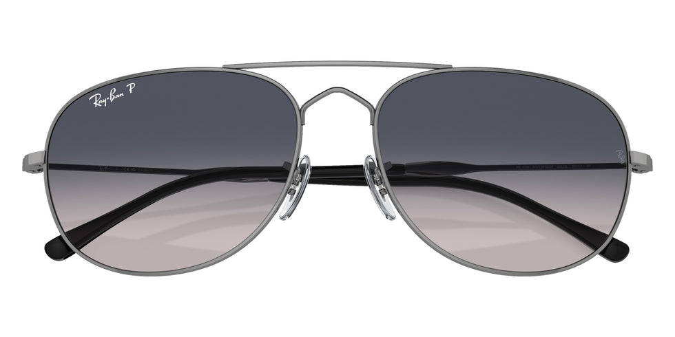 Ray-Ban RB3735 Bain Bridge 004/78 57 - Gunmetal / Blue Polarized #id:rb373500478_s:110125
