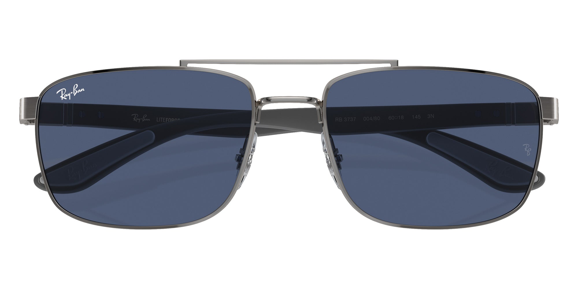 Ray-Ban RB3737 004/80 60 - Gunmetal / Dark Blue #id:rb373700480_s:102125