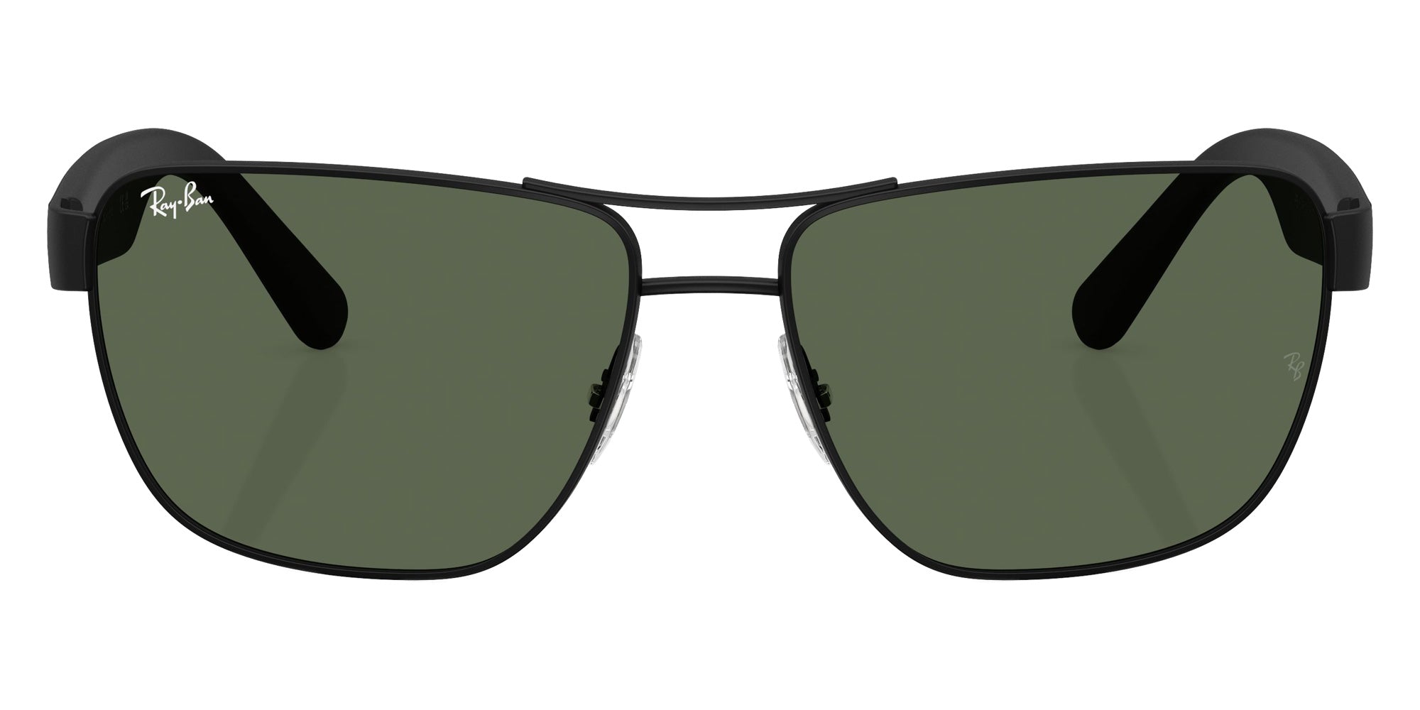Ray-Ban RB3745L 006/71 63 - Matte Black / Dark Green #id:rb3745l00671_s:100100
