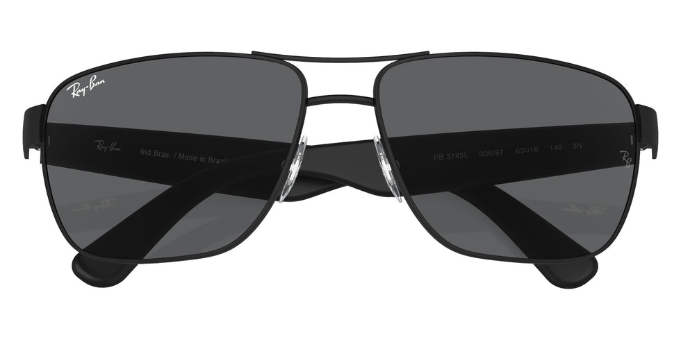 Ray-Ban RB3745L 006/87 63 - Black / Full Gray #id:rb3745l00687_s:102125