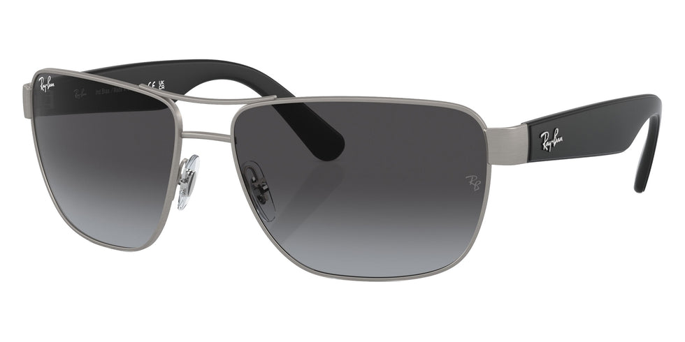 Ray-Ban RB3745L 041/8G 63 - Brushed Gunmetal / Gray #id:rb3745l0418g_s:106105