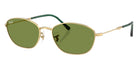 Ray-Ban RB3749 001/4E 55 - Arista Gold / Green #id:rb37490014e_s:100105