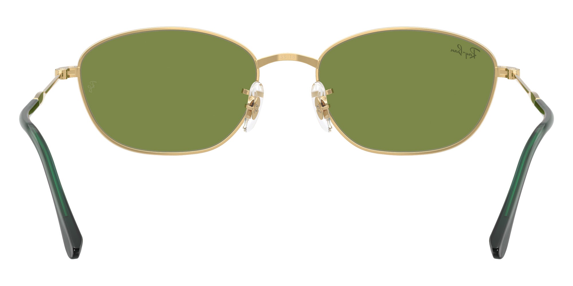 Ray-Ban RB3749 001/4E 55 - Arista Gold / Green #id:rb37490014e_s:100115