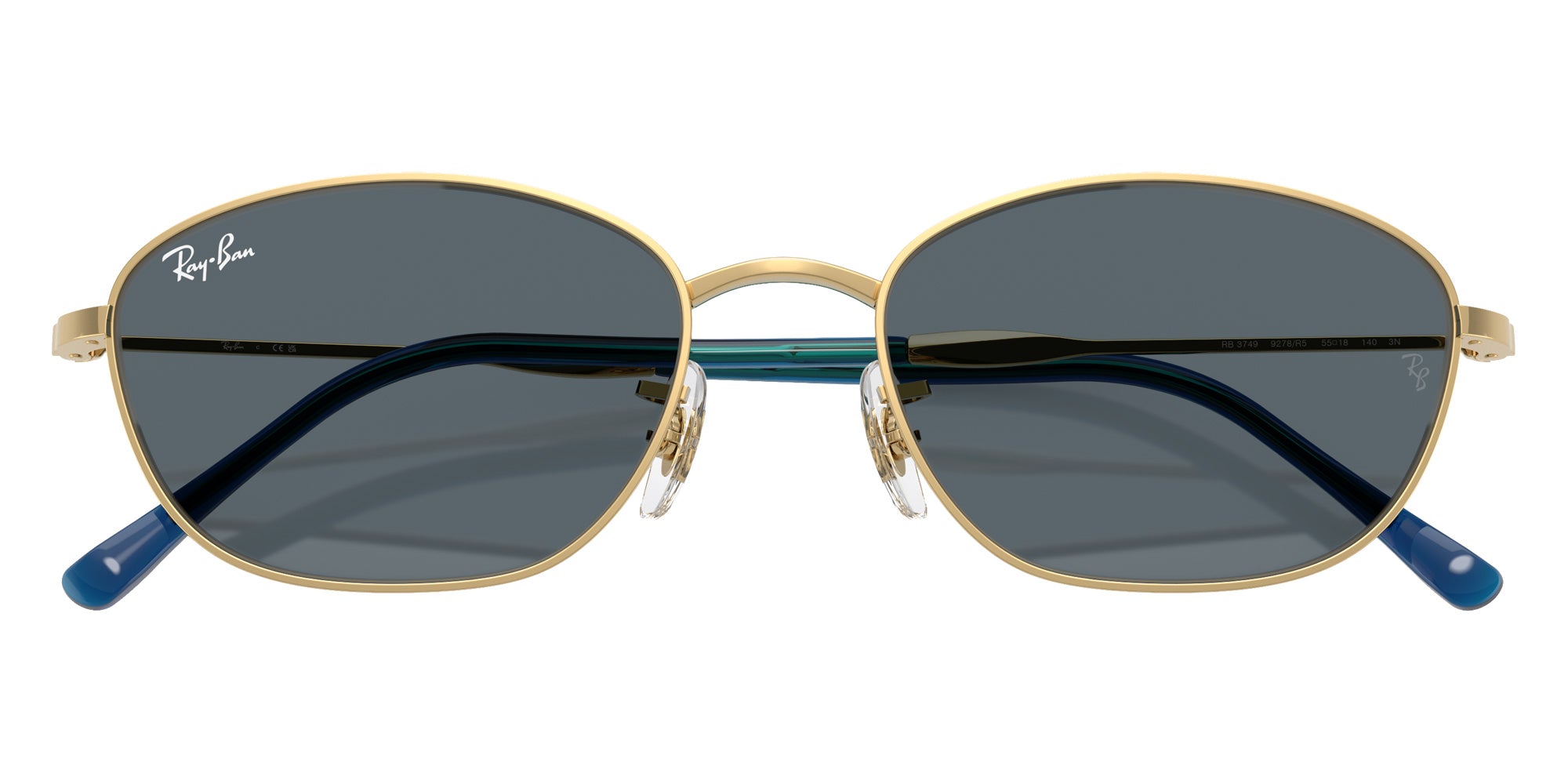 Ray-Ban RB3749 9278R5 55 - Arista Gold / Blue #id:rb37499278r5_s:108125