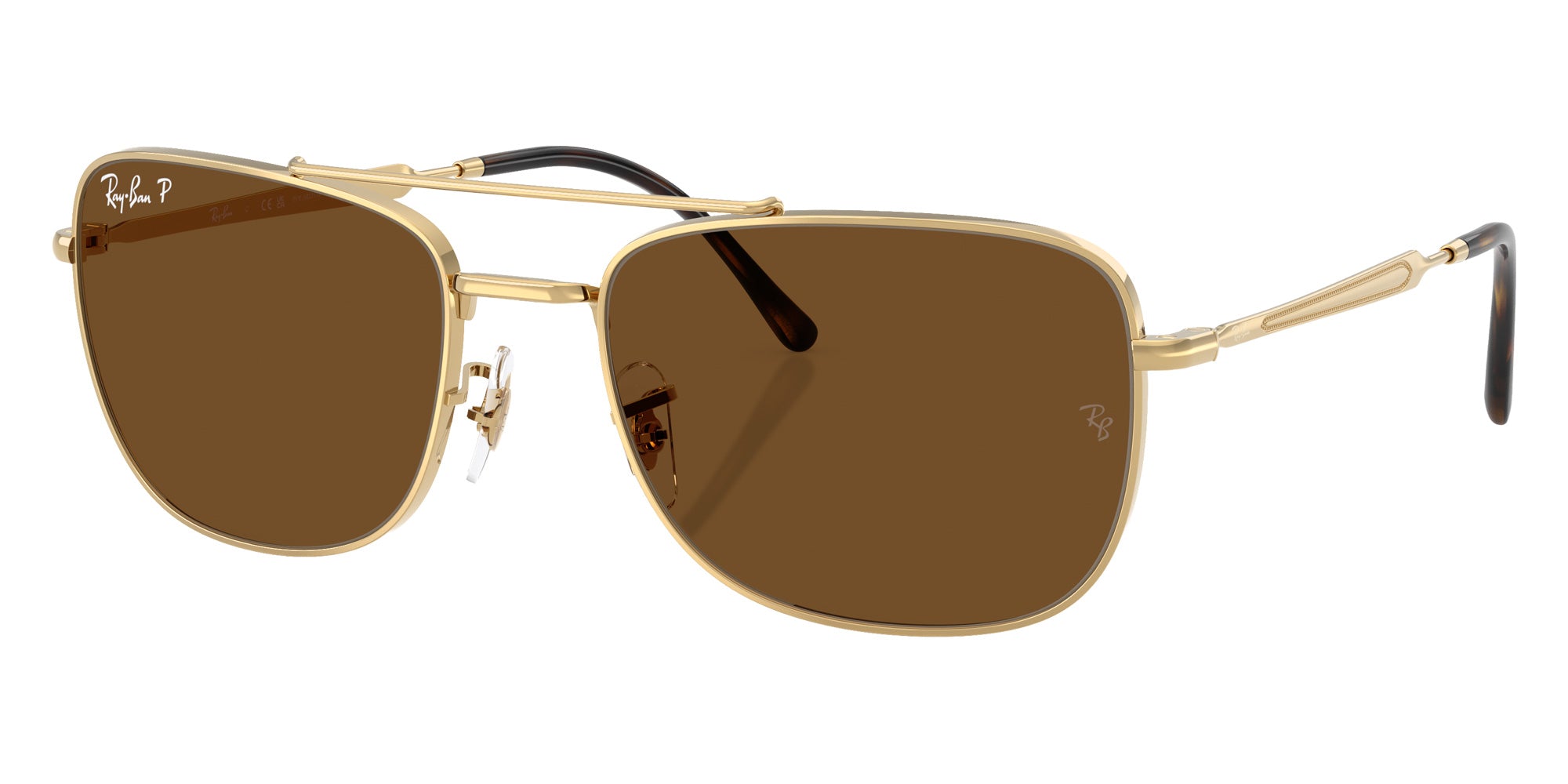 Ray-Ban RB3755 001/57 59 - Arista Gold / Polarized Brown #id:rb375500157_s:100105
