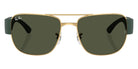 Ray-Ban RB3756 001/31 56 - Gold / Green #id:rb375600131_s:100100