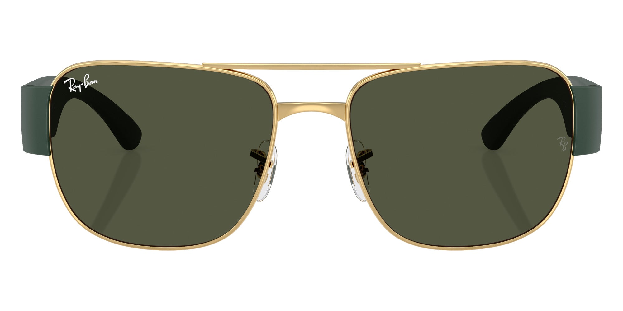 Ray-Ban RB3756 001/31 56 - Gold / Green #id:rb375600131_s:100100