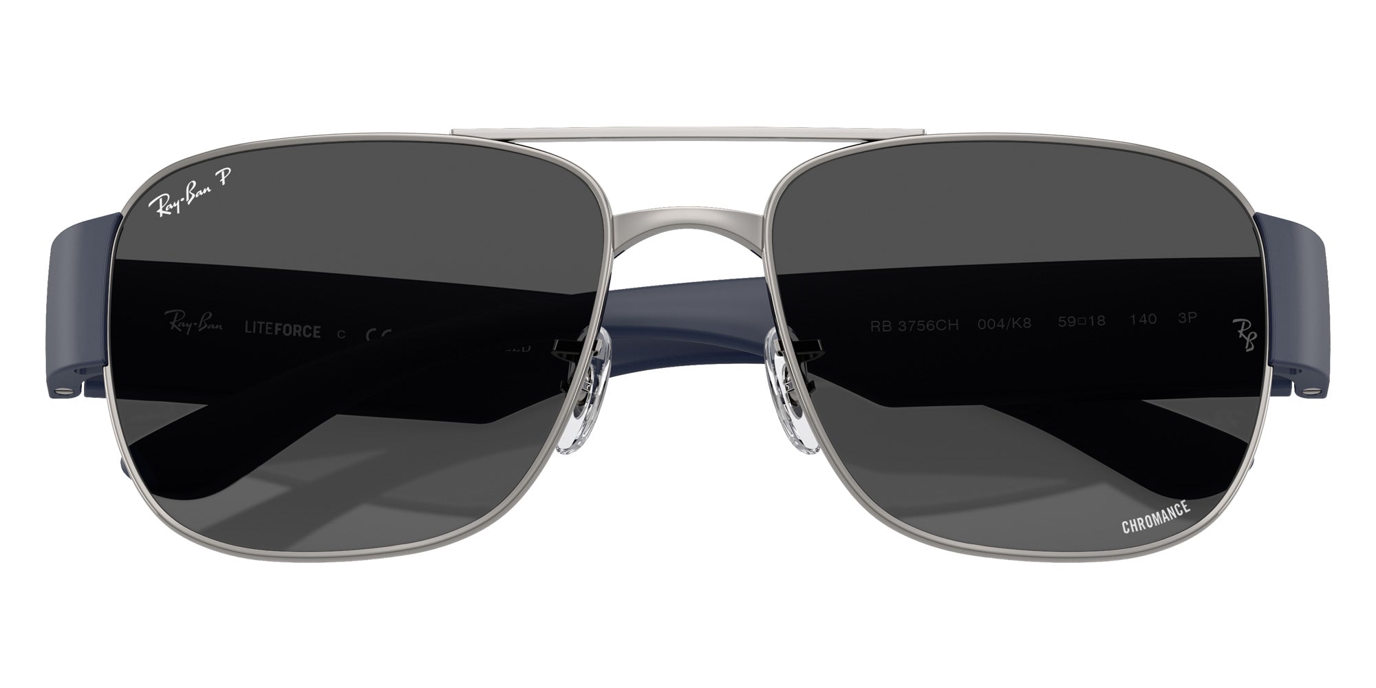 Ray-Ban RB3756CH Chromance 004/K8 56 - Gunmetal / Polarized Dark Gray #id:rb3756ch004k8_s:102125