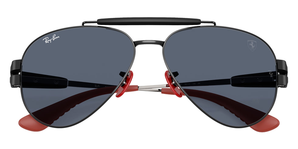 Ray-Ban RB3762M Scuderia Ferrari F00987 58 - Black / Dark Gray #id:rb3762mf00987_s:100125
