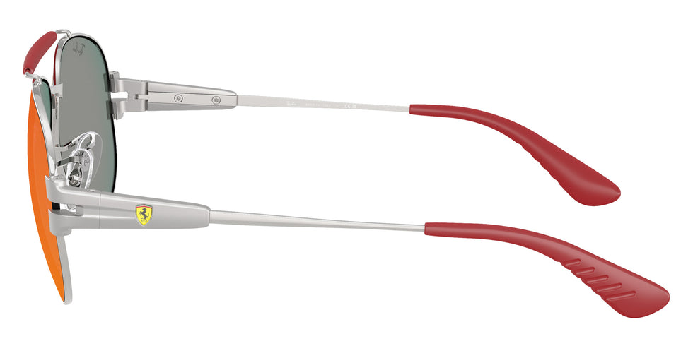 Ray-Ban RB3762M Scuderia Ferrari F1256P 58 - Silver / Dark Gray Mirrored Blue/Red #id:rb3762mf1256p_s:106110