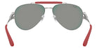 Ray-Ban RB3762M Scuderia Ferrari F1256P 58 - Silver / Dark Gray Mirrored Blue/Red #id:rb3762mf1256p_s:106115