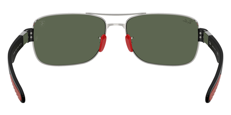 Ray-Ban RB3763M Scuderia Ferrari F03171 64 - Silver / Dark Green #id:rb3763mf03171_s:102115