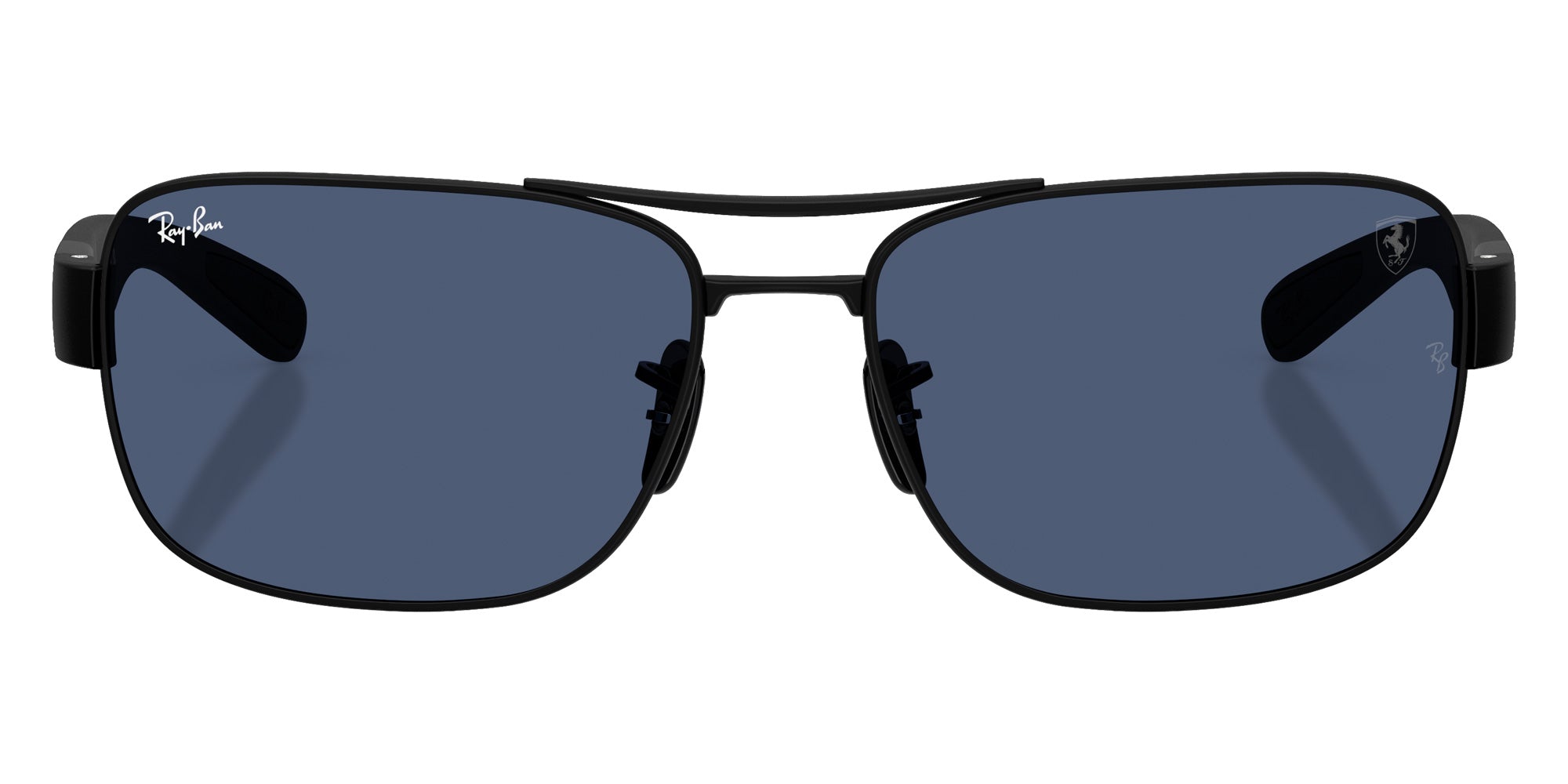 Ray-Ban RB3763M Scuderia Ferrari F11980 64 - Matte Black / Dark Blue #id:rb3763mf11980_s:104100