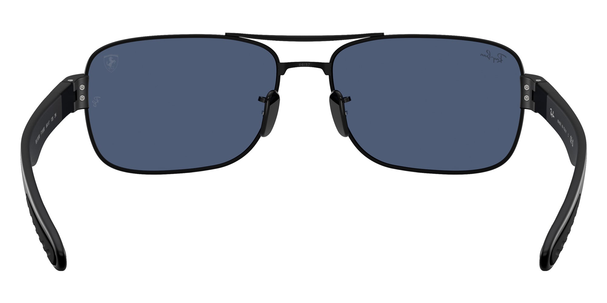 Ray-Ban RB3763M Scuderia Ferrari F11980 64 - Matte Black / Dark Blue #id:rb3763mf11980_s:104115