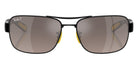 Ray-Ban RB3763M Scuderia Ferrari Chromance F1205J 64 - Black / Gray Mir Gray Gradient Polarized Mirrored #id:rb3763mf1205j_s:100100