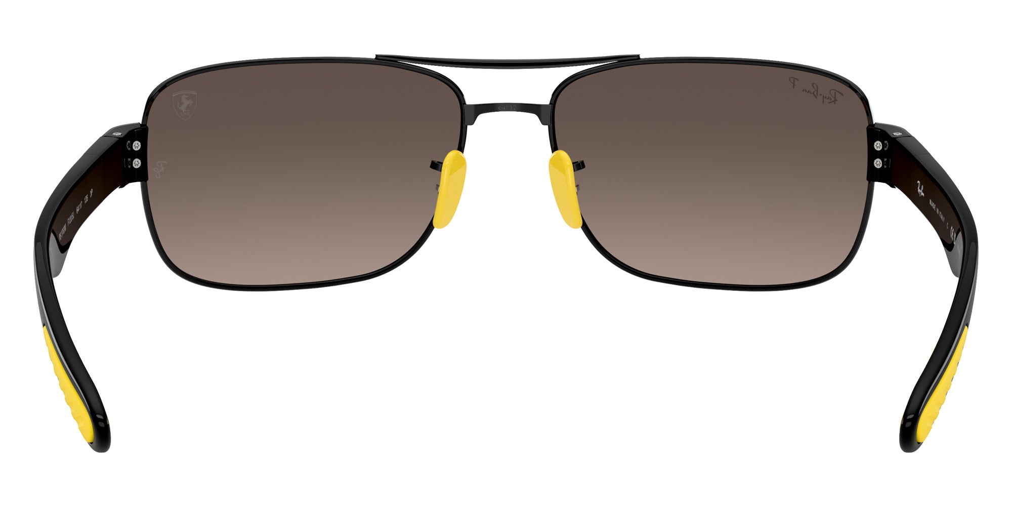 Ray-Ban RB3763M Scuderia Ferrari Chromance F1205J 64 - Black / Gray Mir Gray Gradient Polarized Mirrored #id:rb3763mf1205j_s:100115