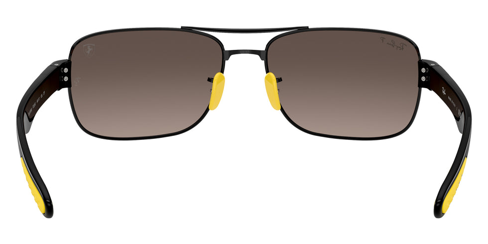 Ray-Ban RB3763M Scuderia Ferrari Chromance F1205J 64 - Black / Gray Mir Gray Gradient Polarized Mirrored #id:rb3763mf1205j_s:100115