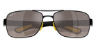 Ray-Ban RB3763M Scuderia Ferrari Chromance F1205J 64 - Black / Gray Mir Gray Gradient Polarized Mirrored #id:rb3763mf1205j_s:100125