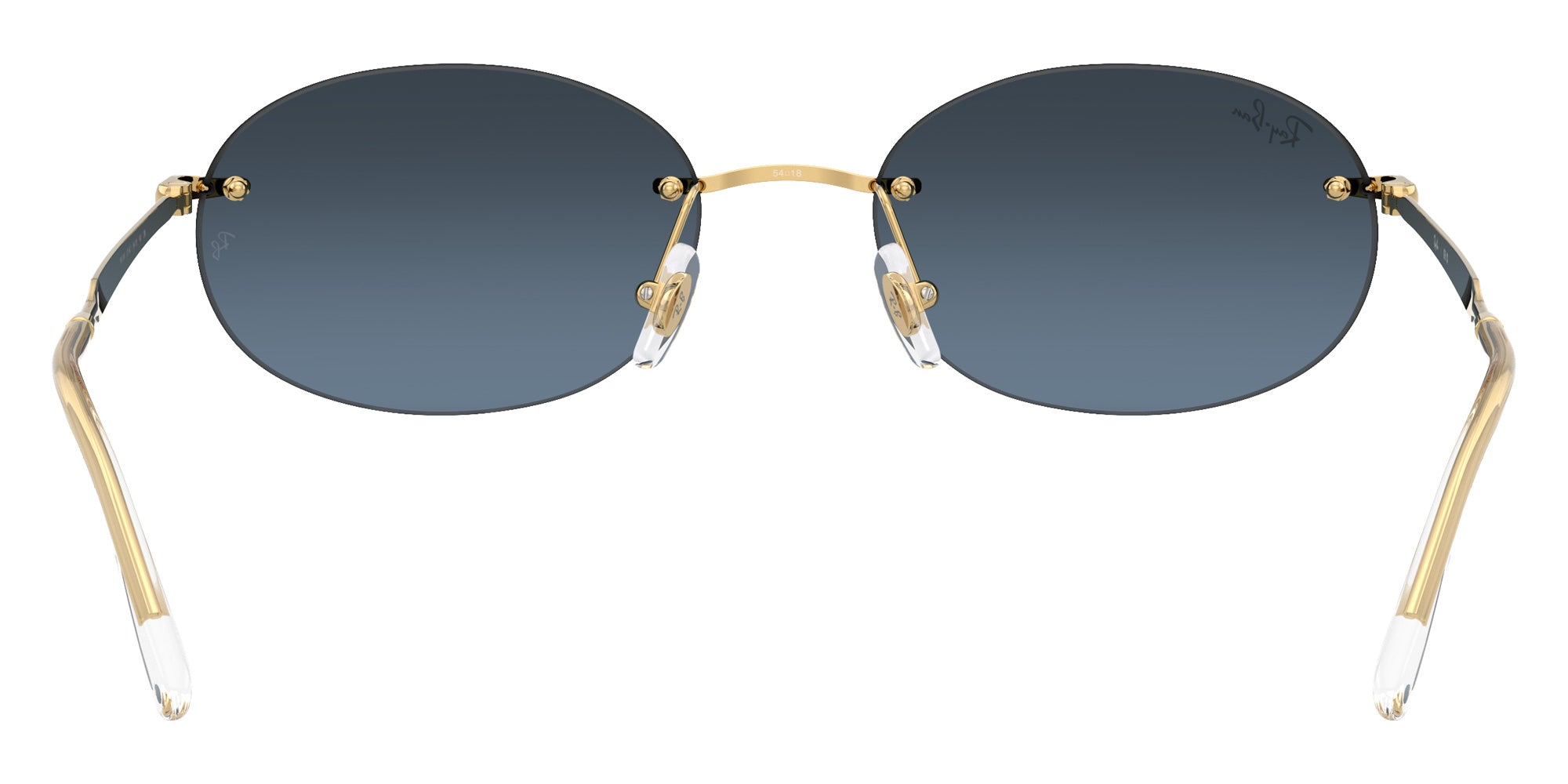 Ray-Ban RB3767 001/4C 54 - Arista Gold / Blue Gradient Dark Gray #id:rb37670014c_s:102115
