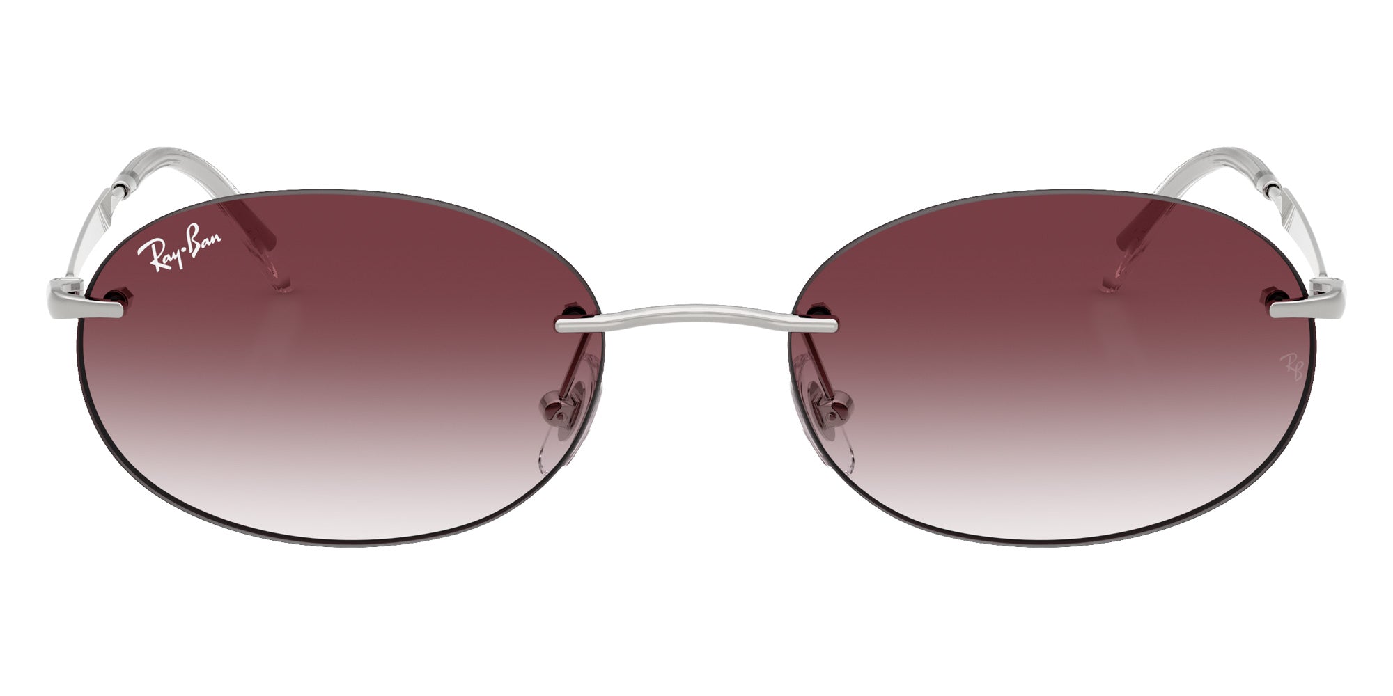 Ray-Ban RB3767 003/8H 54 - Silver / Clear Gradient Dark Violet #id:rb37670038h_s:108100