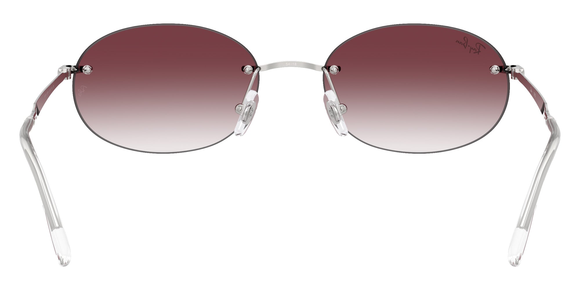 Ray-Ban RB3767 003/8H 54 - Silver / Clear Gradient Dark Violet #id:rb37670038h_s:108115