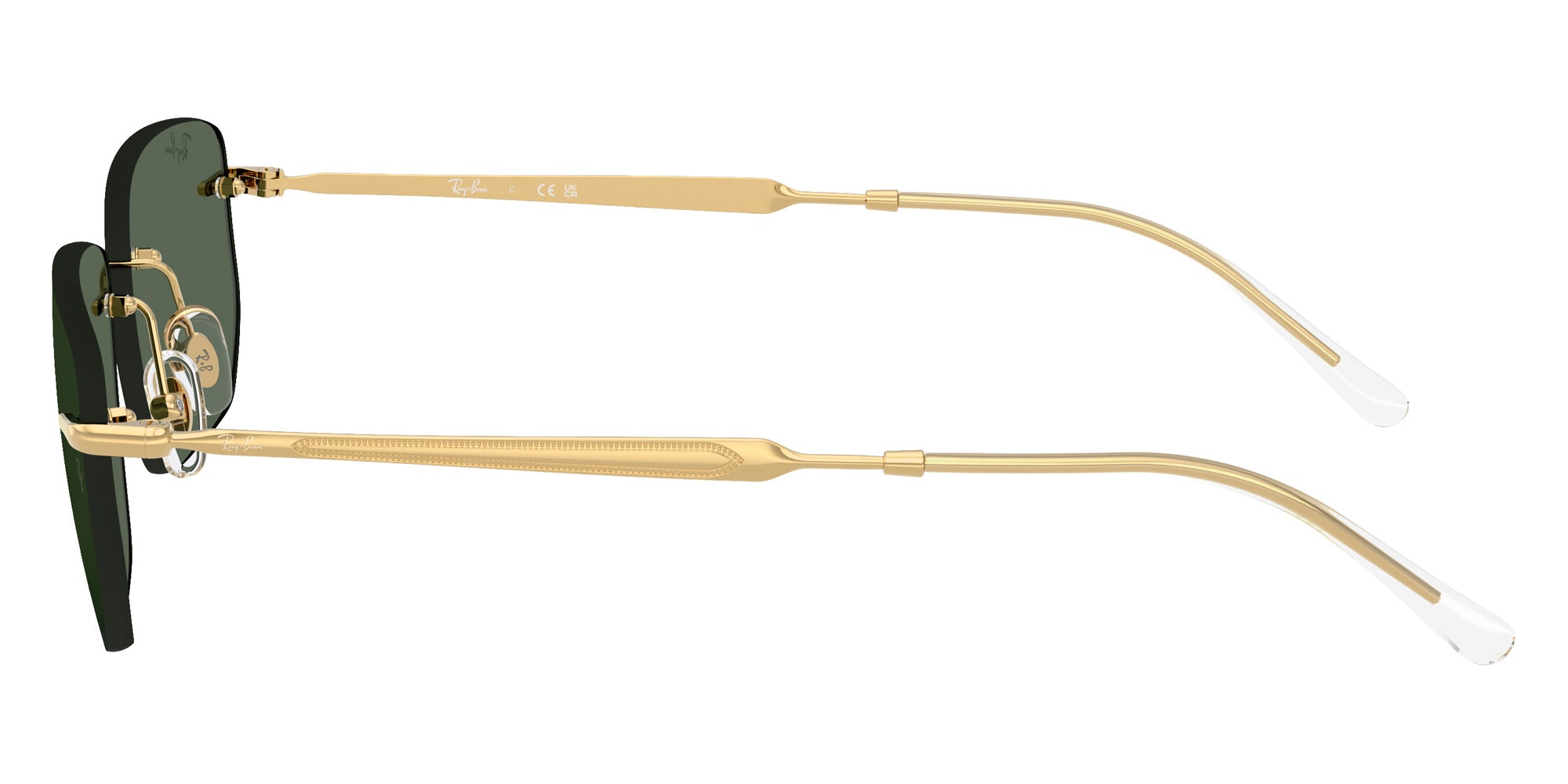 Ray-Ban RB3768 001/71 56 - Arista Gold / Dark Green #id:rb376800171_s:100110