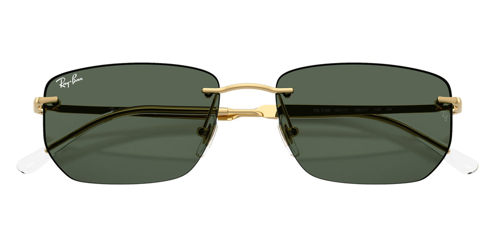 Ray-Ban RB3768 001/71 56 - Arista Gold / Dark Green #id:rb376800171_s:100125
