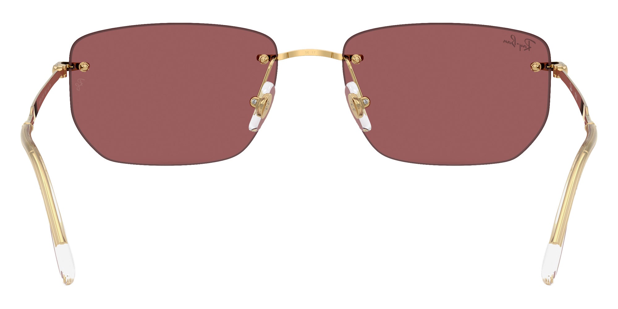 Ray-Ban RB3768 001/D0 56 - Arista Gold / Dark Violet Mirrored Red #id:rb3768001d0_s:102115