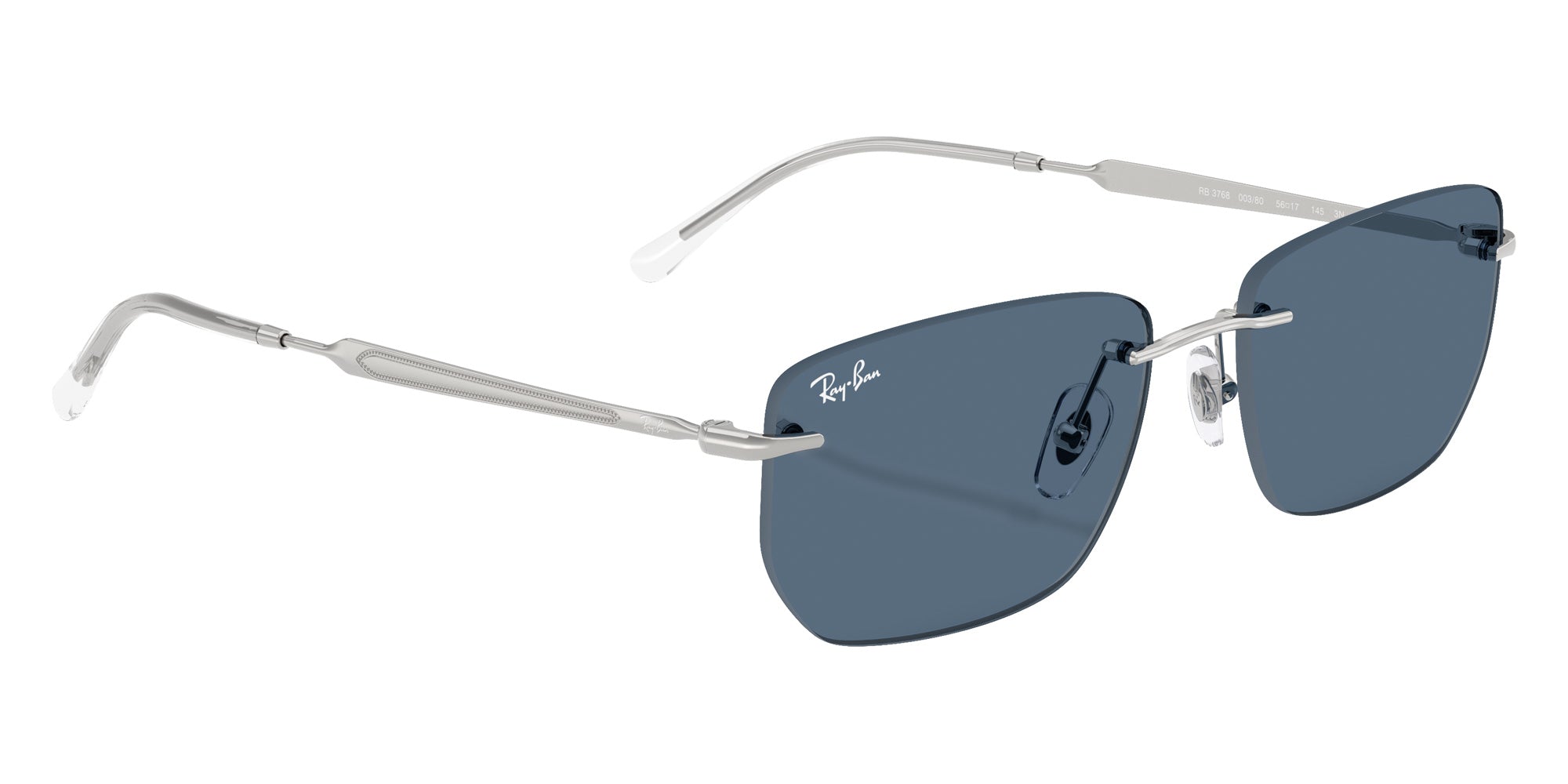 Ray-Ban RB3768 003/80 56 - Silver / Dark Blue #id:rb376800380_s:104120