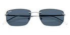 Ray-Ban RB3768 003/80 56 - Silver / Dark Blue #id:rb376800380_s:104125
