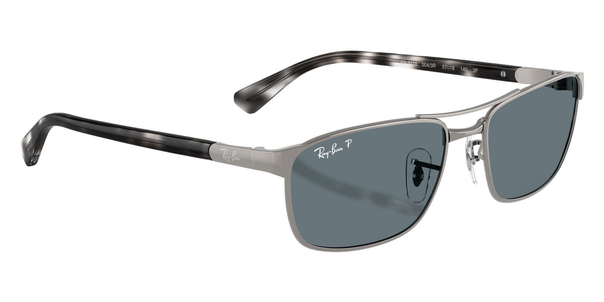 Ray-Ban RB3778 004/3R 57 - Gunmetal #id:rb37780043r_s:112120