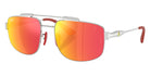 Ray-Ban RB3789M Scuderia Ferrari Collection F0071D 58 - Silver #id:rb3789mf0071d_s:100105